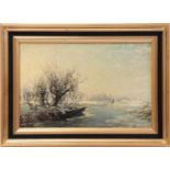 Unclearly signed, Winter landscape