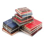 Lot consisting of 22 stamp albums