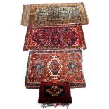 3 hand-knotted oriental carpets