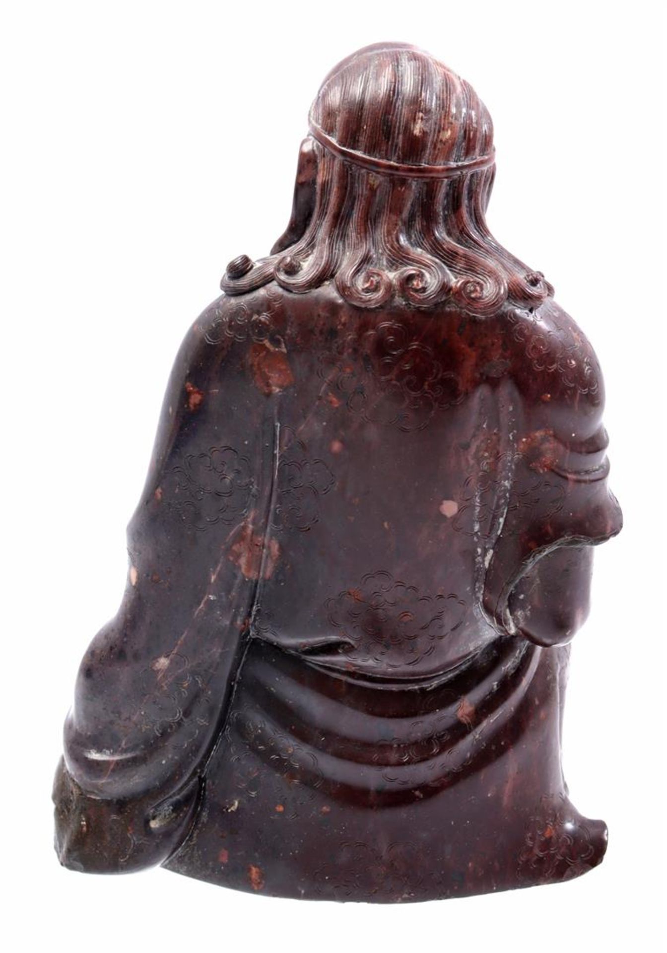 Soapstone statue of a monk - Image 5 of 5