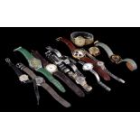 Lot with 12 various watches