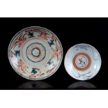 Porcelain Swatow dish and Swatow dish