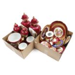 2 boxes with Limoges