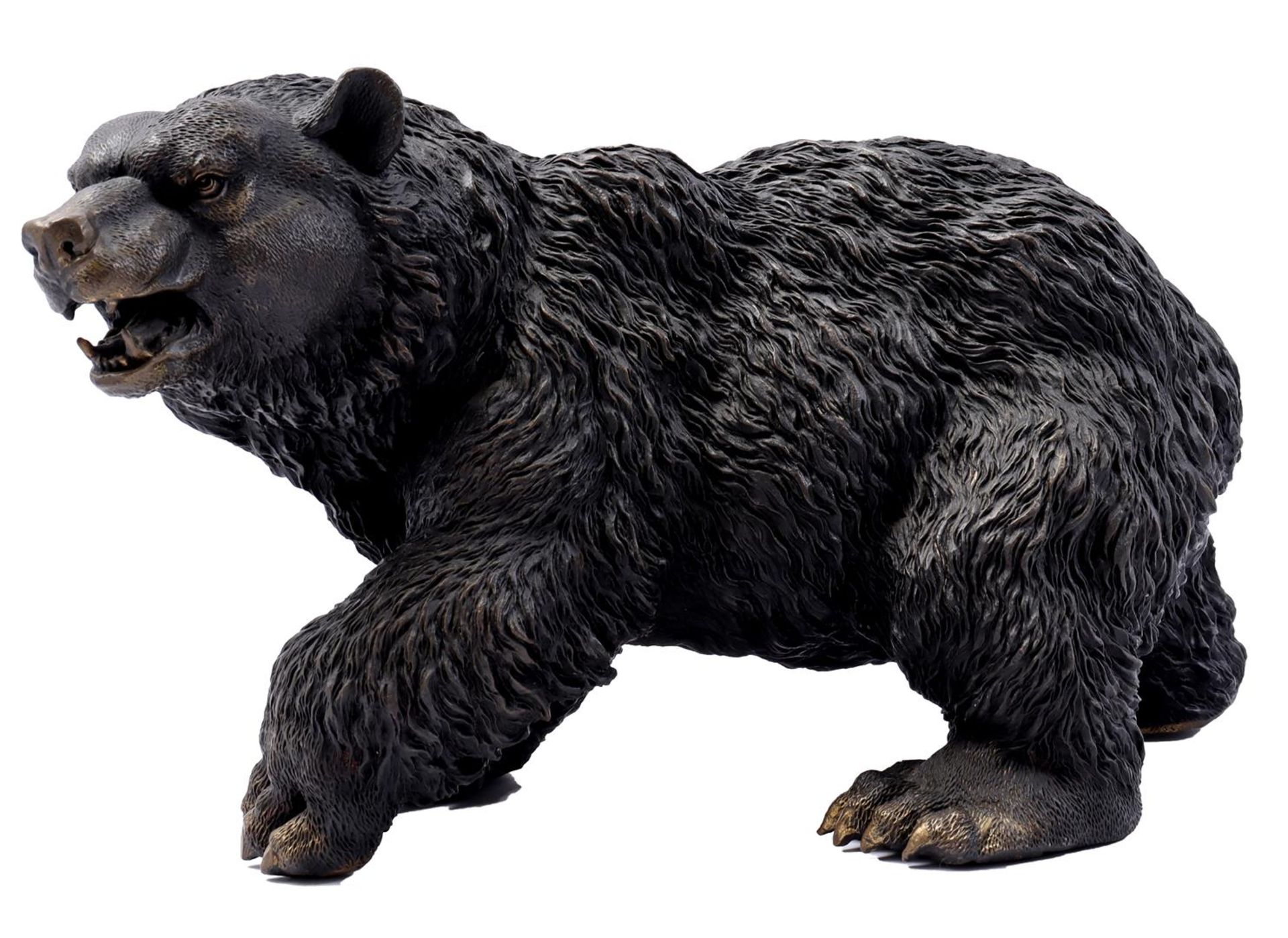 Bronze statue of a bear - Bild 2 aus 3