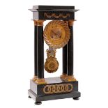 Column mantel clock