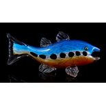 Colored glass fish