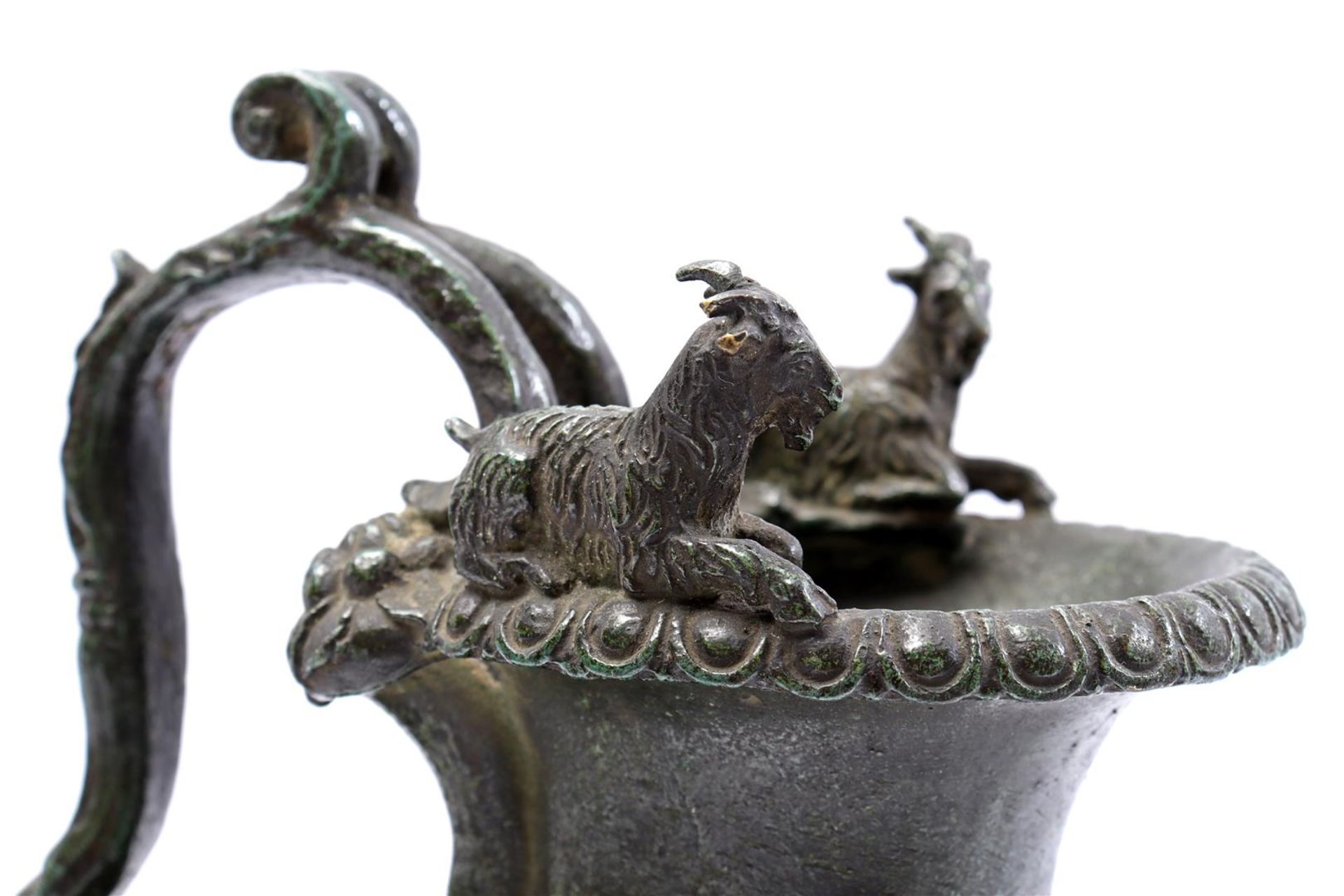 Bronze Askos wine jug - Image 2 of 4