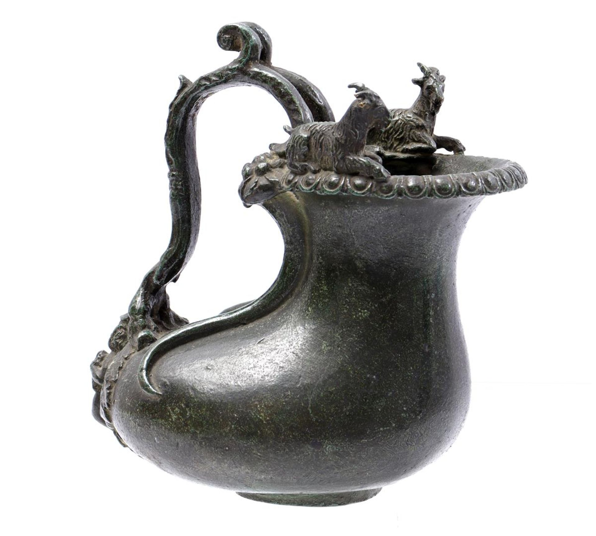Bronze Askos wine jug