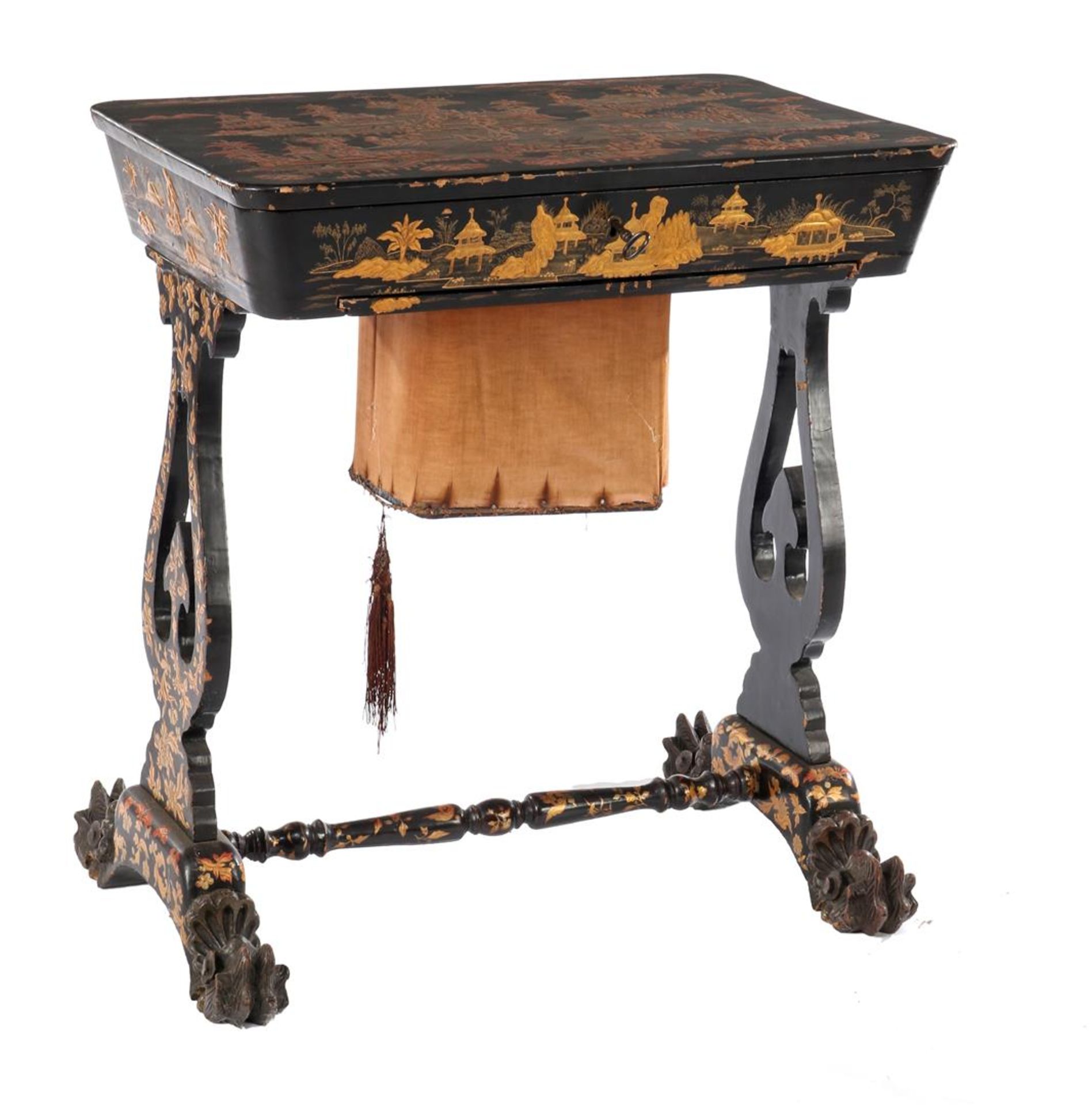 Lacquer handicraft furniture