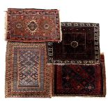 4 hand-knotted oriental rugs