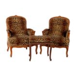 2 Louis Quinze style armchairs