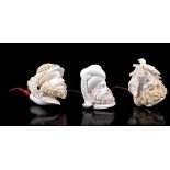 3 meerschaum pipes