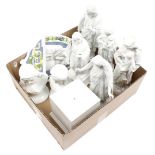 Box of 5 biscuit porcelain