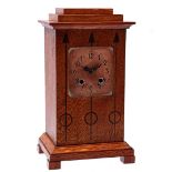 Oak table clock