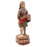 Wooden polychrome statue