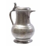 Pewter angel jug