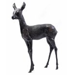 Bronze statue of a roebuck