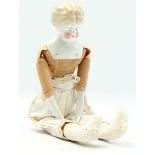 Porcelain Biedermeier doll