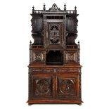 Oak Breton 2-piece cabinet