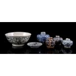 6 various porcelain objects