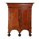 Oak gate cabinet