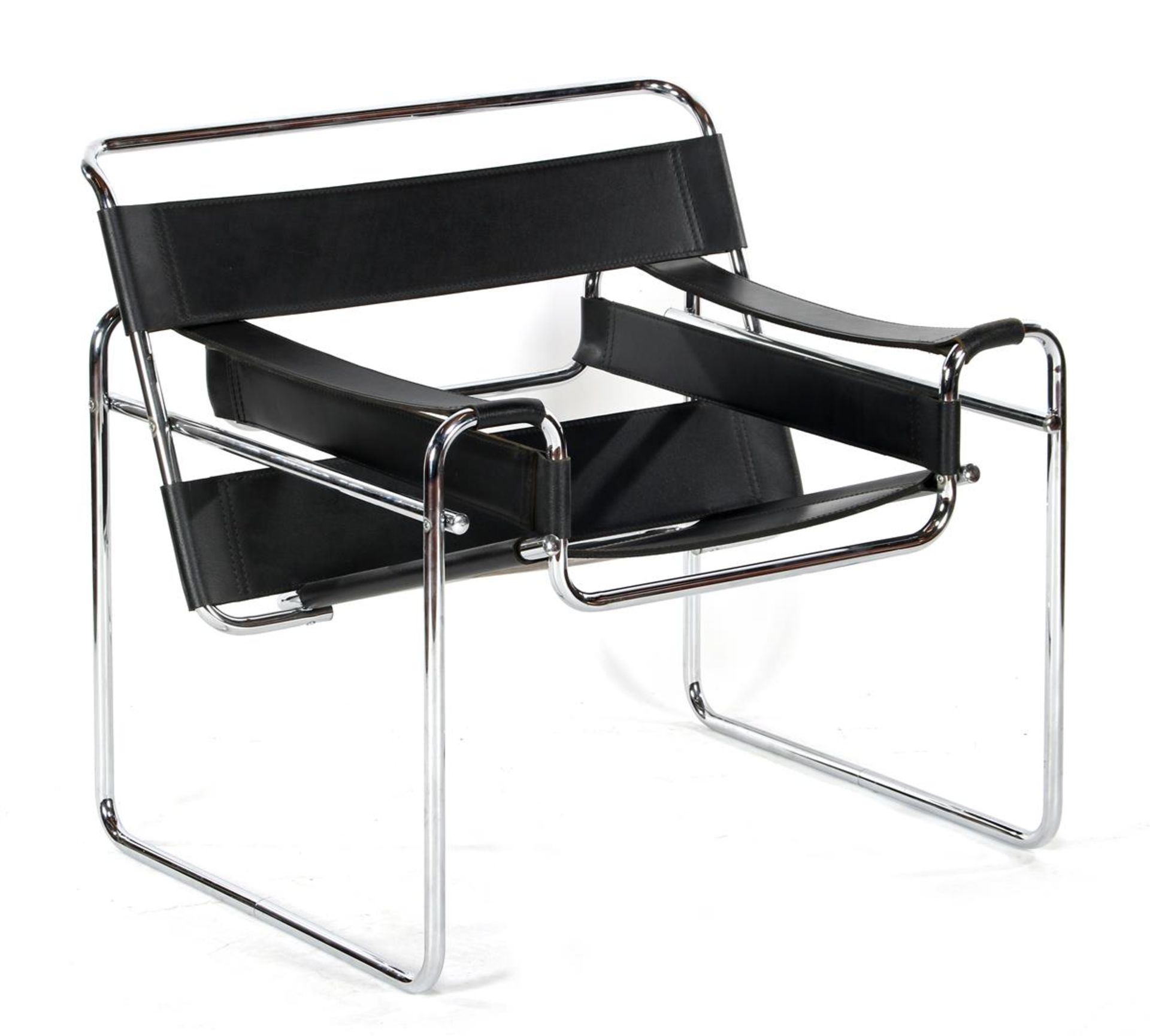 Tubular frame armchair