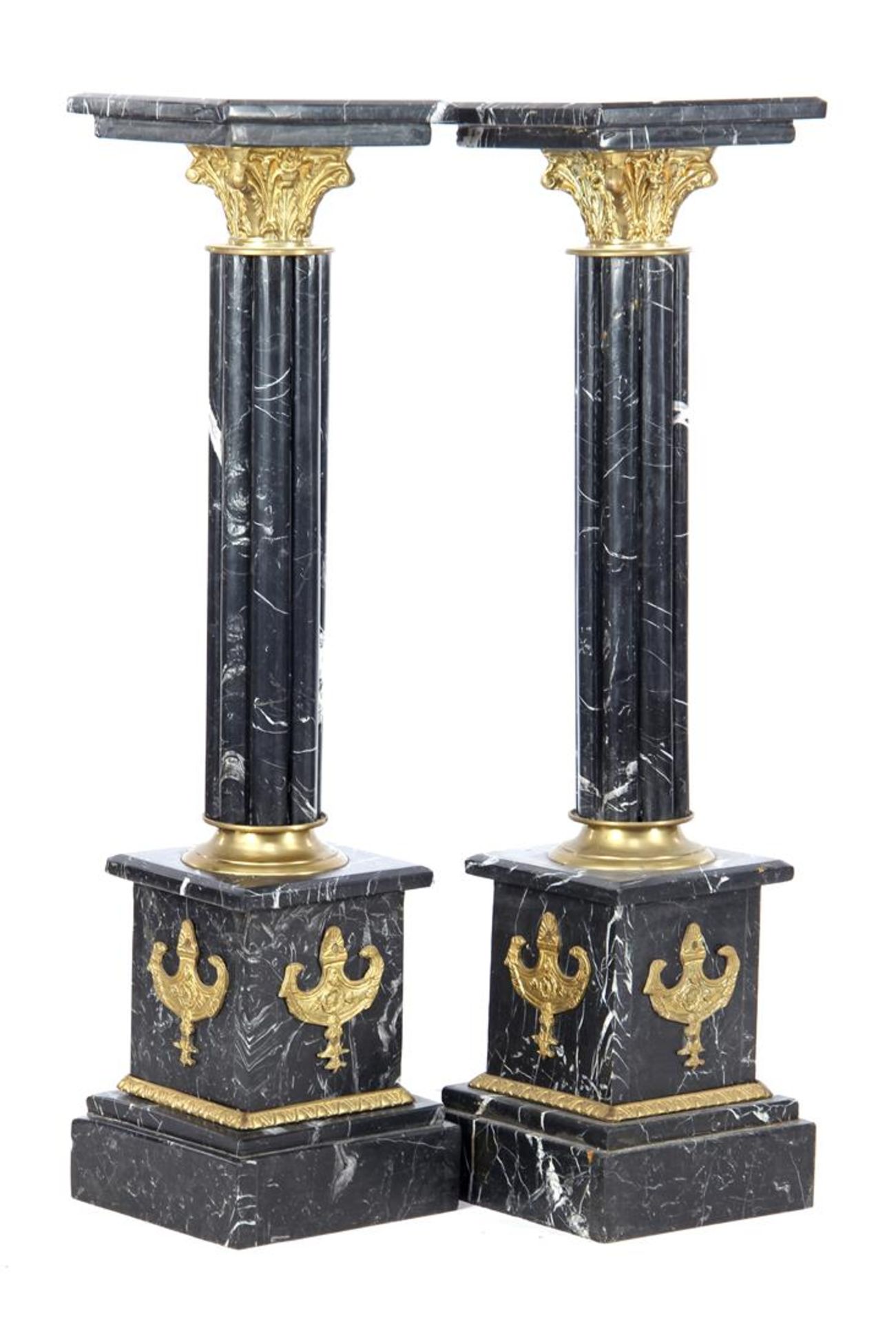 Marble pedestals