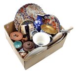 Box with various porcelain