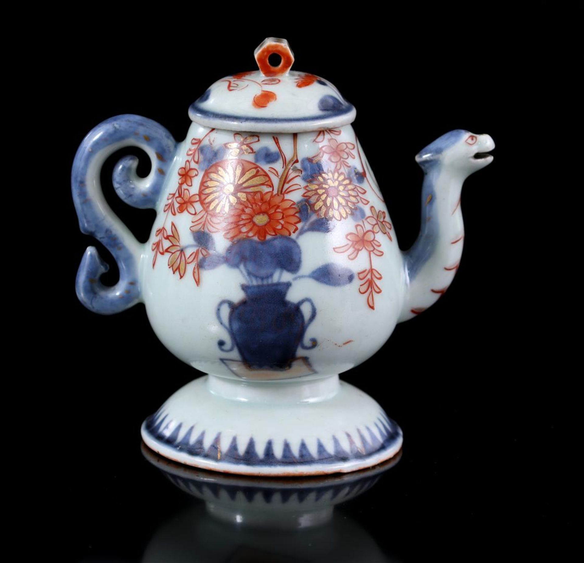 Porcelain Imari teapot