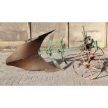 Antique horse plow