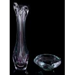 Ornamental glass vase