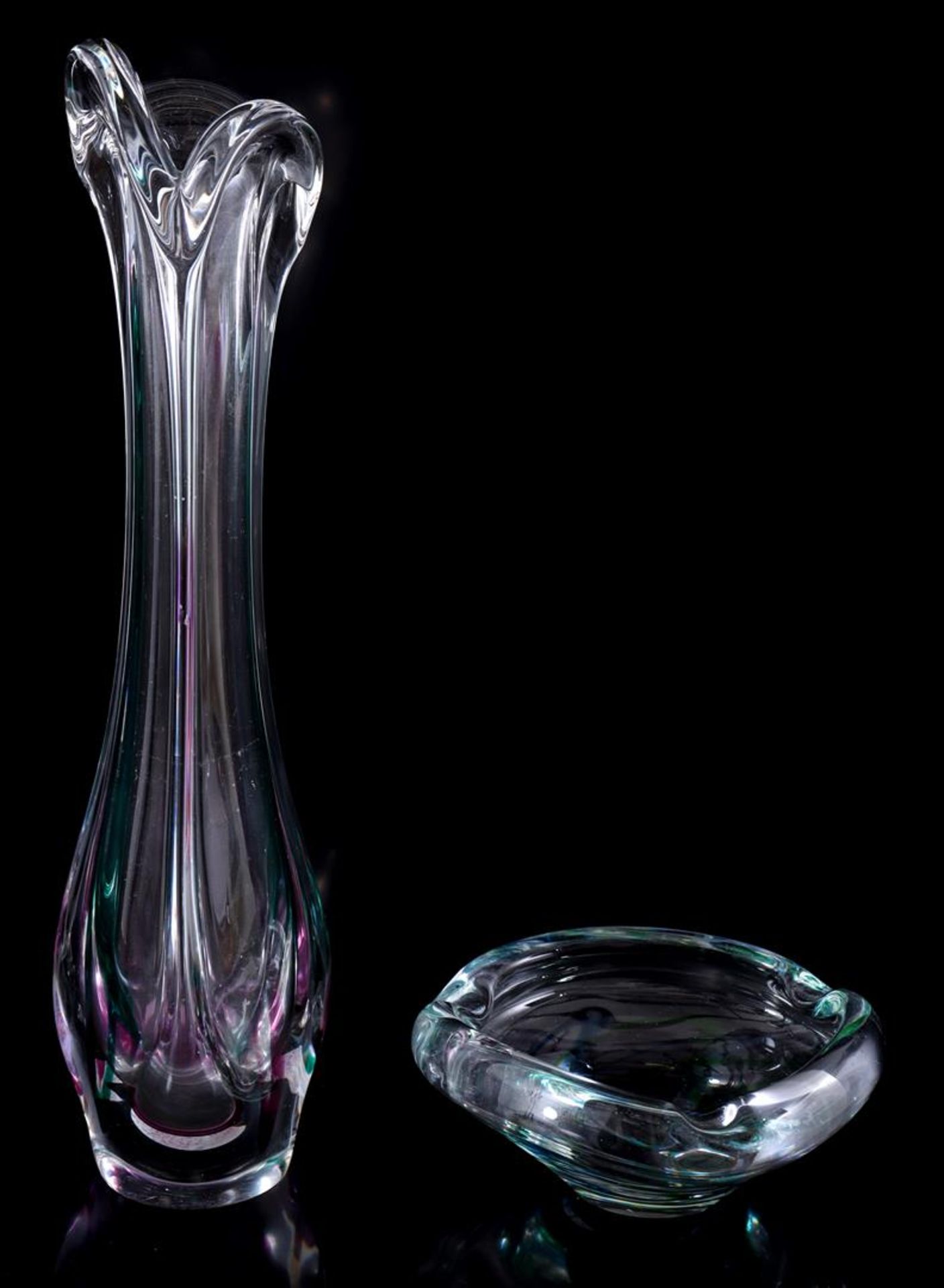 Ornamental glass vase