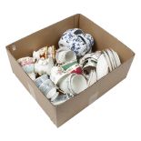 Box of 20 cups and saucers