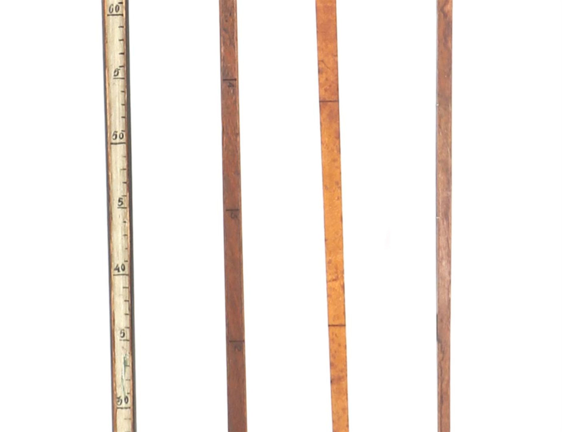 4 measuring rods - Image 2 of 2