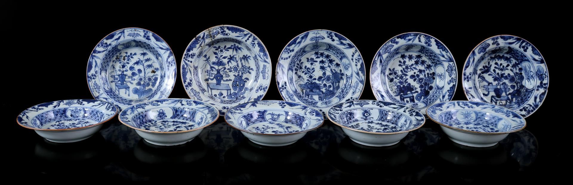 10 porcelain dishes