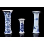 3 porcelain vases