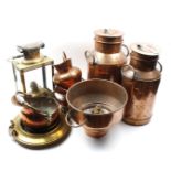 Lot copperware