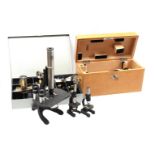 Lot of microscopes