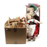 Box porcelain dolls