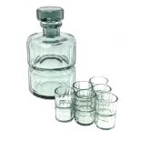 Glass liqueur set