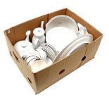 Box with earthenware crockery