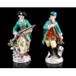 2 Meissen figurines