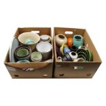 2 boxes with Adco earthenware