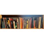 Shelf various art books