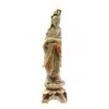 Oriental soapstone statue