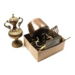 Box with copperware