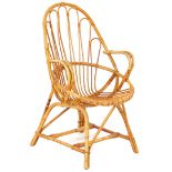 Rattan armchair