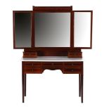 Walnut dressing table