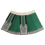 Silk courtesan skirt