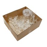 Box of various glass